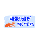 省スペース♪涼しい金魚スタンプ（個別スタンプ：14）