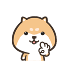 ぷにぷにシバちゃん-絵文字ステッカー（個別スタンプ：1）
