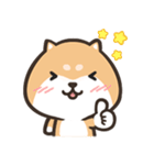ぷにぷにシバちゃん-絵文字ステッカー（個別スタンプ：4）