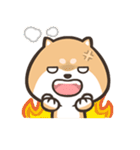 ぷにぷにシバちゃん-絵文字ステッカー（個別スタンプ：18）