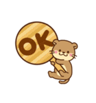 コツメカワウソ♡毎日使える言葉（個別スタンプ：16）