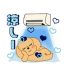 ふわふわトイプーさん達のスタンプ♡夏編（個別スタンプ：23）