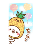 毎日しろちゃん18♥BIG（個別スタンプ：34）