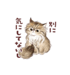 毎日使える3匹の猫たちのスタンプ（個別スタンプ：16）