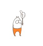 ねこタイツのゆるい動き 3（個別スタンプ：3）