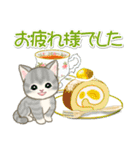 夏～秋 もこもこ猫ちゃんズ（個別スタンプ：29）