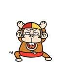 【台湾】飛び出す☆ウザいお猿さんの夏（個別スタンプ：22）