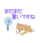 夏～秋 よちよち豆柴（個別スタンプ：5）