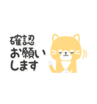 【省スペース】ハチワレ猫こてつ（個別スタンプ：34）