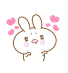 あざとめウサピ【会いたいを伝える】（個別スタンプ：33）