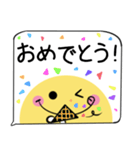ちらっとニコちゃん♦吹き出しスタンプ2（個別スタンプ：23）