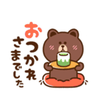コツメカワウソ ＆ BROWN ＆ FRIENDS 毎日（個別スタンプ：6）