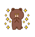 コツメカワウソ ＆ BROWN ＆ FRIENDS 毎日（個別スタンプ：29）