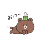 ぐーたらBROWN ＆ FRIENDS（個別スタンプ：6）