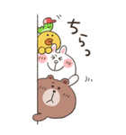 【かなぴ】BIGスタンプ★BROWN ＆ FRIENDS（個別スタンプ：29）