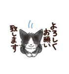 猫の懐かしワードスタンプ ありがとう多め（個別スタンプ：15）