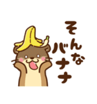 コツメカワウソ♡毎日ダジャレ（個別スタンプ：33）
