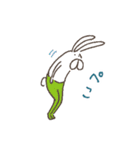 うさぎタイツのリアクション（個別スタンプ：3）