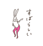 うさぎタイツのリアクション（個別スタンプ：19）