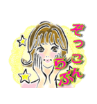 オシャレ女子♡ダジャレ＆死語②（個別スタンプ：21）