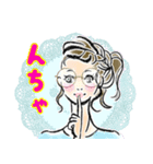 オシャレ女子♡ダジャレ＆死語③（個別スタンプ：5）
