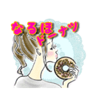 オシャレ女子♡ダジャレ＆死語③（個別スタンプ：13）