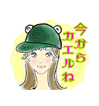オシャレ女子♡ダジャレ＆死語③（個別スタンプ：14）