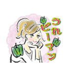 オシャレ女子♡ダジャレ＆死語③（個別スタンプ：17）