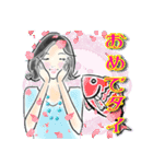 オシャレ女子♡ダジャレ＆死語③（個別スタンプ：18）