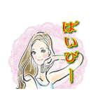 オシャレ女子♡ダジャレ＆死語③（個別スタンプ：40）