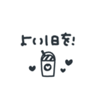 シンプル★ブラック2（個別スタンプ：39）