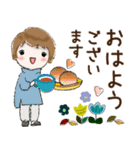 普通に大人女子 もう秋ですね  (秋編)（個別スタンプ：2）