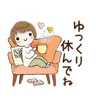 普通に大人女子 もう秋ですね  (秋編)（個別スタンプ：7）