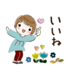 普通に大人女子 もう秋ですね  (秋編)（個別スタンプ：31）