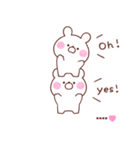 大好きな❤へ送る「サイズいろいろ」（個別スタンプ：4）