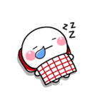 LINEの定番♡公認コラボのしろまるスタンプ（個別スタンプ：34）