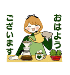ふんわりリボンちゃん 5 ♡ ほっこり秋（個別スタンプ：2）
