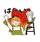 ふんわりリボンちゃん 5 ♡ ほっこり秋（個別スタンプ：7）
