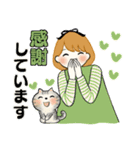 ふんわりリボンちゃん 5 ♡ ほっこり秋（個別スタンプ：11）