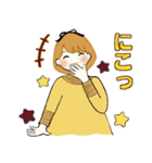 ふんわりリボンちゃん 5 ♡ ほっこり秋（個別スタンプ：19）