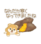 赤ちゃん豆柴の秋（個別スタンプ：9）