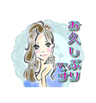 大人可愛い*毎日使えるスタンプ（個別スタンプ：21）