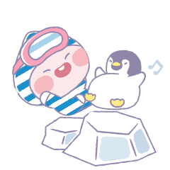 [LINEスタンプ] アピーチと南極へ行こう！
