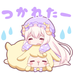 [LINEスタンプ] 羊と眠り姫2