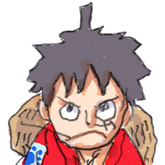 [LINEスタンプ] 尾田っちの左手で描いたONE PIECEスタンプ2