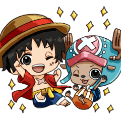 かわいい ちびキャラone Piece Lineスタンプ あおすずめ