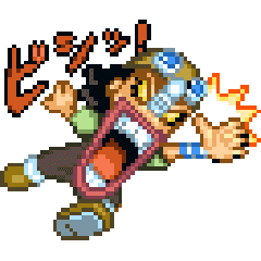 ONE PIECE】ドット絵アニメーション | LINEスタンプ | きゃりぺい