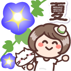 [LINEスタンプ] ほのぼの・女子【ゆるっと夏】