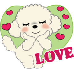 [LINEスタンプ] ふわふわトイプーさん達のスタンプ♡夏編