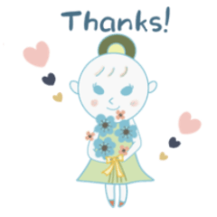 [LINEスタンプ] 北欧スタンプ☆まぁちゃんの日常